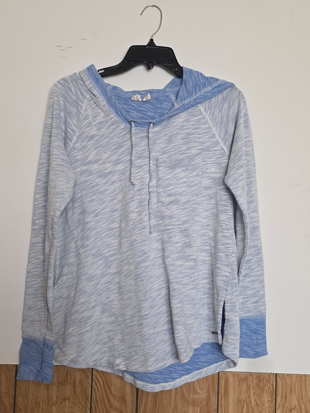 Roxy Light Blue Hooded Pullover Sweatshirt